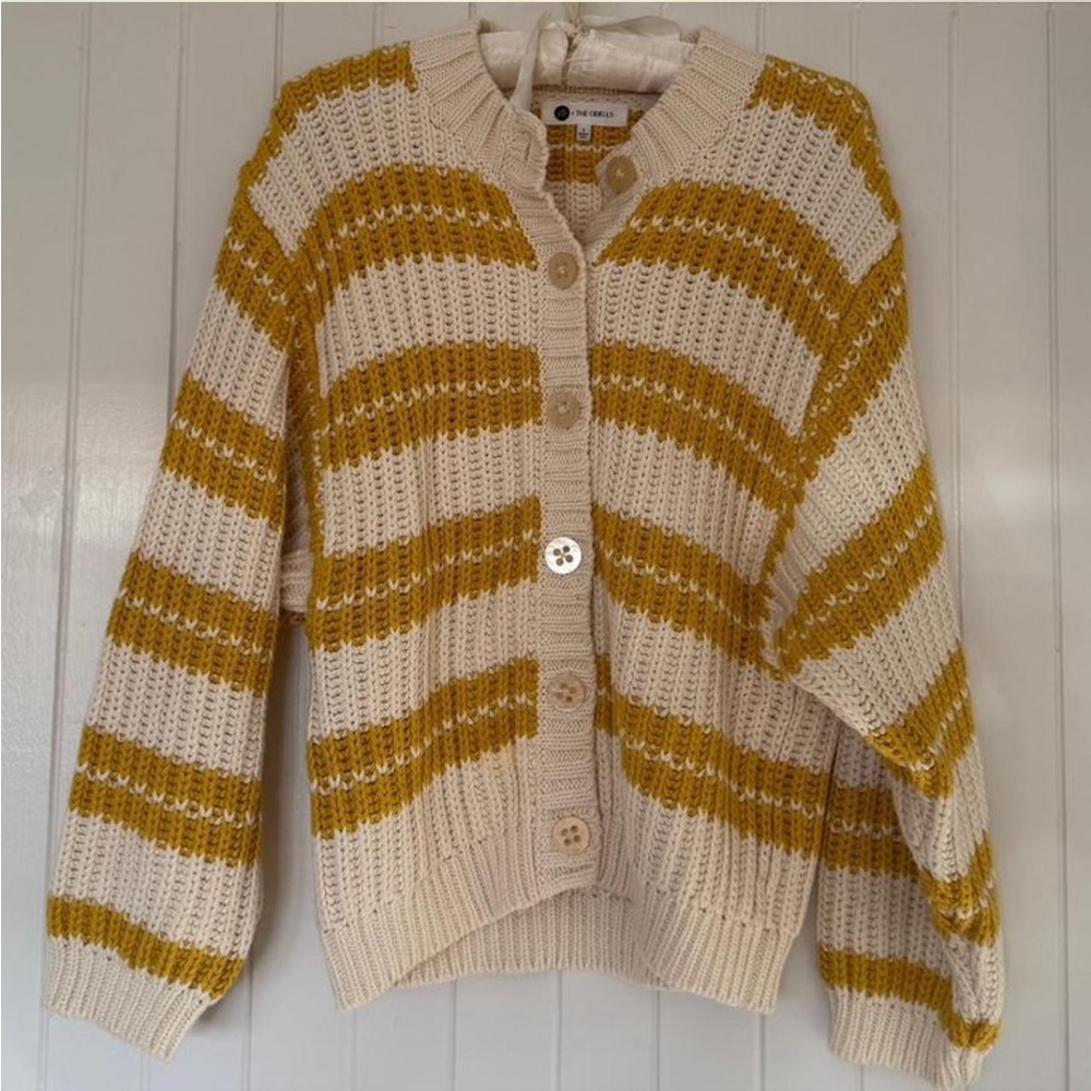 Oh Joy! x The Odells Courtney Cardigan in Sunshine